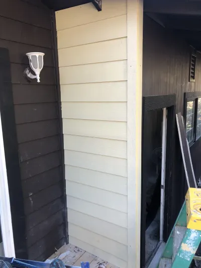 Small siding repair